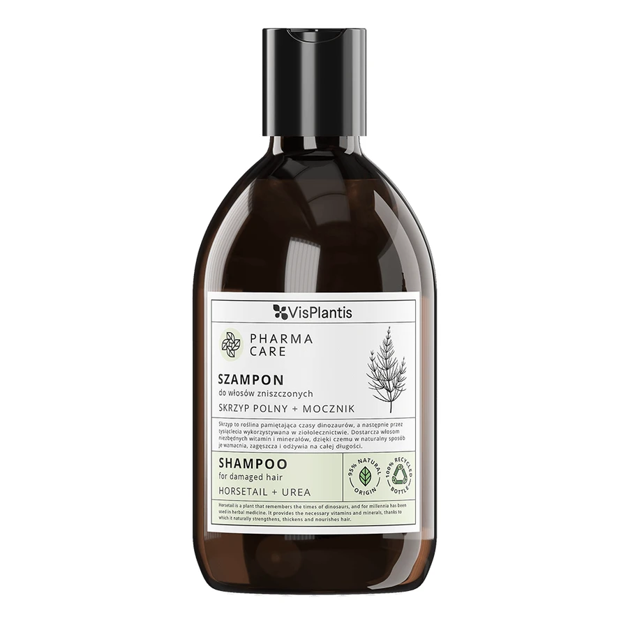 Vis Plantis Pharma Care, shampoo for damaged hair, field horsetail + urea, 500 ml