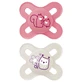 MAM Original Start, pacifier, silicone, orthodontic, Planet Love, baby girl, 0-2 months, 2 pieces
