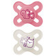 MAM Original Start, tettarella in silicone, ortodontica, Planet Love, bambina, 0-2 mesi, 2 pezzi