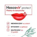 Hascovir Protect, koortslippleisters, 15 stuks