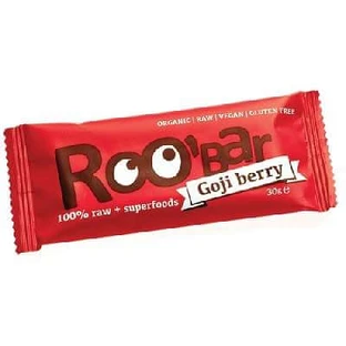 Barrita Goji Cruda Ecológica, 30gr, Roobar