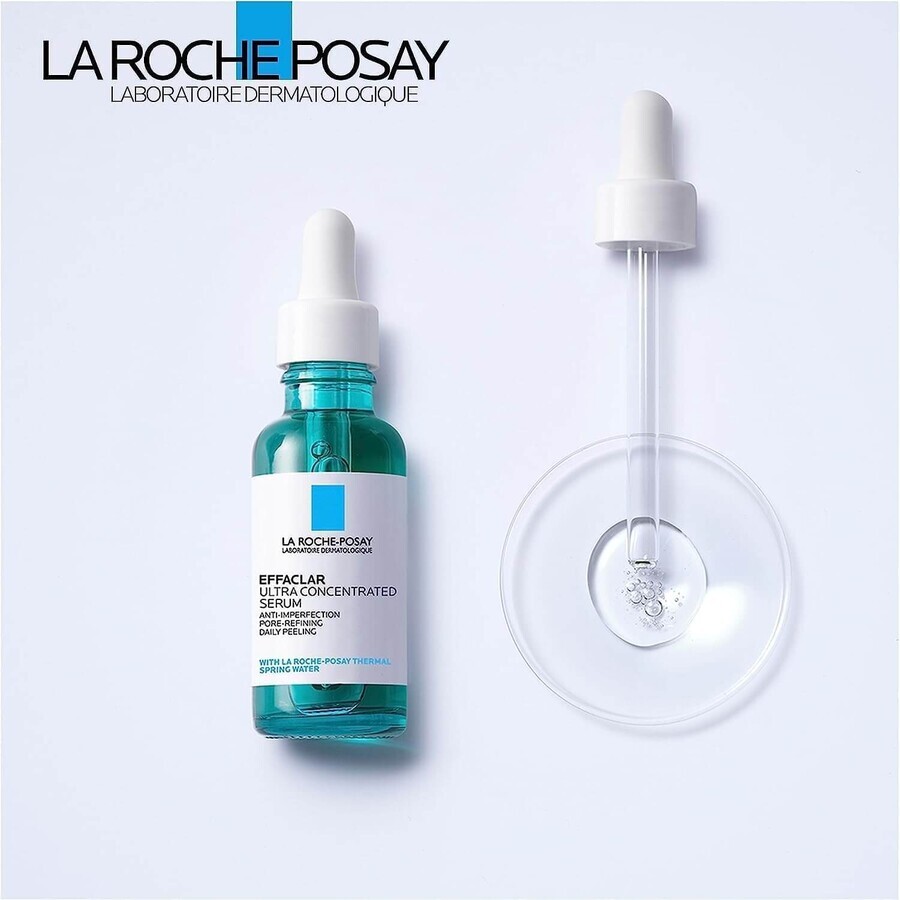 Kit La Roche-Posay Effaclar DUO+M, moisturizing cream for acne-prone skin, 40 ml + concentrated serum against imperfections, 30 ml