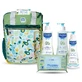 Sac à dos Mustela Layout, gel lavant, 500 ml + eau nettoyante, 500 ml + lait corporel, 300 ml + lingettes humides, 60 pièces