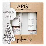 Set Apis Coffee Shot, bioactief masker met koffiezuur, 200 ml + antiverouderende koffiecrème, 100 ml