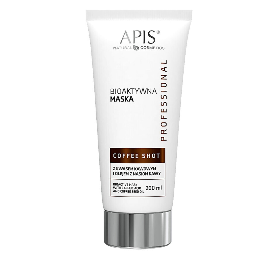 Set Apis Coffee Shot, masque bioactif à l'acide de café, 200 ml + crème anti-âge au café, 100 ml