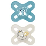 MAM Original Start, speen, silicone, orthodontisch, Planet Love, jongen, 0-2 maanden, 2 stuks