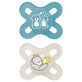 MAM Original Start, tettarella, in silicone, ortodontica, Planet Love, bambino, 0-2 mesi, 2 pezzi