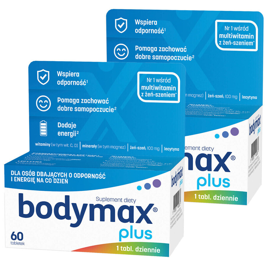 Bodymax Plus Set, 2 x 60 compresse
