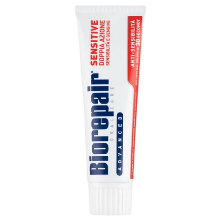 Biorepair Advanced Sensitive, pastă de dinți fără fluor pentru dinți sensibili, 75 ml