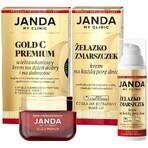 Janda My Clinic set, Gold C Premium multitasking day and night cream 50 ml + Wrinkle Iron all day cream 30 ml