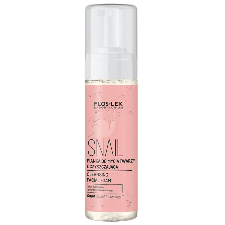Floslek Laboratorium Snail Facial Cleansing Foaming Cleanser 160 ml