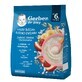 Gerber Terci de ovăz și orez, mere, banane, căpșuni, lapte, fără zahăr adăugat, după 6 luni, 160 g