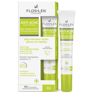 Floslek Pharma Anti Acne 24h, Gel gegen Hautunreinheiten, 20 ml