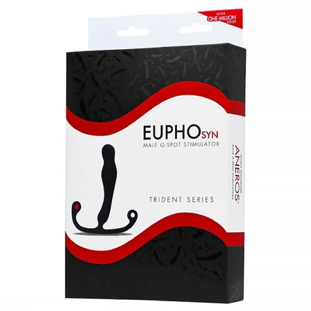 Aneros Eupho Syn Trident, estimulador de próstata, negro