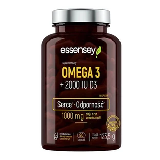 Essensey Omega 3 + 2000 IU D3, 90 Kapseln