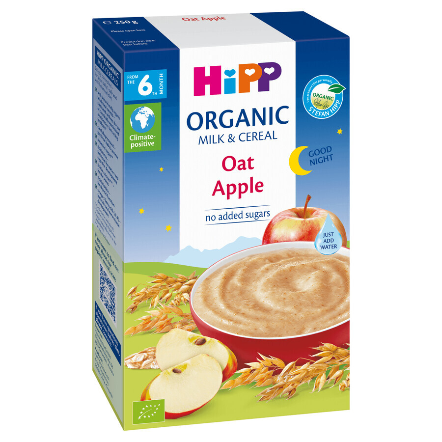 Buy Hipp Sleep porridge with milk and cereals, oatmeal and apple, after 6 months, 250 g Hipp Sleep porridge with milk and cereals, oatmeal and apple, after 6 months, 250 g