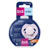 Lovi Prime, sucette, sucette, silicone, dynamique, Lilas, 34/420, 0-6 mois, 1 pièce
