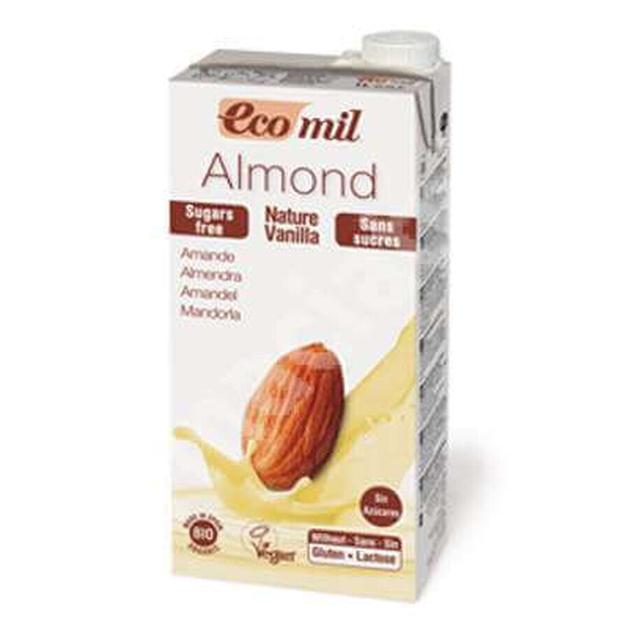 Cumpără Bautura Bio de migdale cu curcuma si vanilie, 1 L, Ecomil Bautura Bio de migdale cu curcuma si vanilie, 1 L, Ecomil