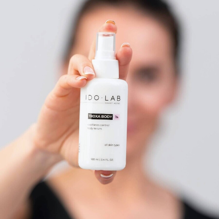 Ido Lab Troxa Body, ser corporal anti-edem și de întărire vasculară, 100 ml Ido Lab Troxa Body, ser corporal anti-edem și de întărire vasculară, 100 ml