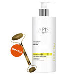 Apis Professional Ceramide Repair, Émulsion nettoyante douce pour le visage aux céramides et au bêta-glucane, 500 ml + massage facial jade, 1 gratuit Apis Professional Ceramide Repair, Émulsion nettoyante douce pour le visage aux céramides et au bêta-glucane, 500 ml + massage facial jade, 1 gratuit
