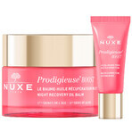 Nuxe Prodigieuse Boost set, face balm with night oil, 50 ml + eye gel balm, 15 ml for 1 penny