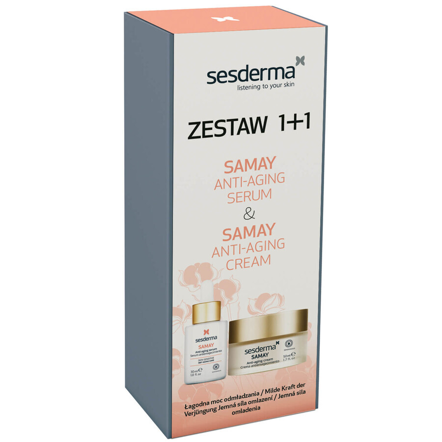 Sesderma Samay set, anti-aging cream, 50 ml + anti-aging serum, 30 ml
