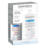 Set Dermedic Capilarte, hair growth stimulating treatment serum for women and men, 150 ml + anti-aging shampoo, 300 ml