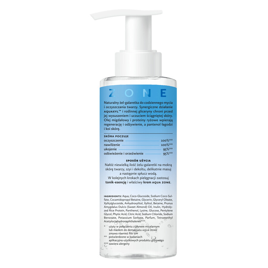 Hagi Aqua Zone, gel nettoyant naturel pour le visage, 150 ml