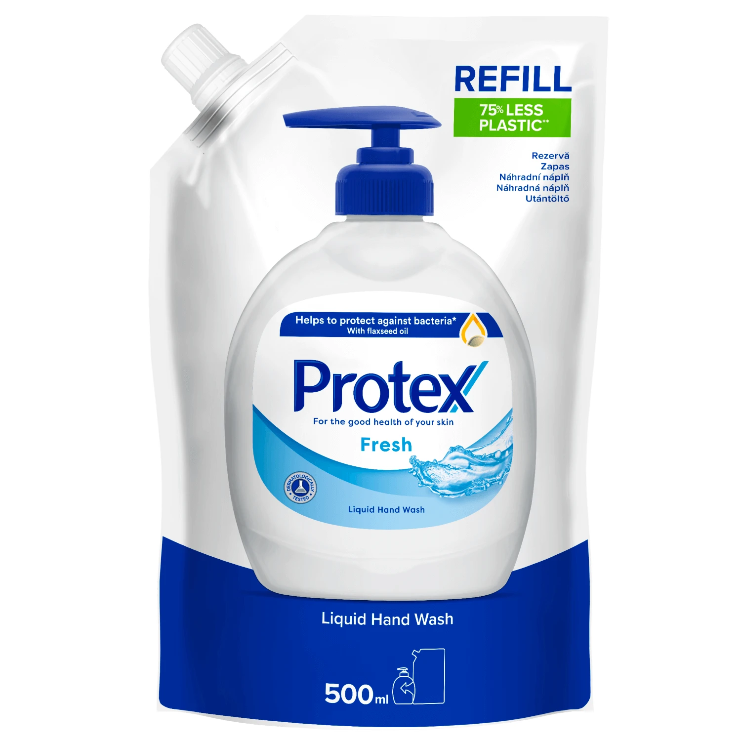 Protex Fresh, liquid soap, 500 ml, spare
