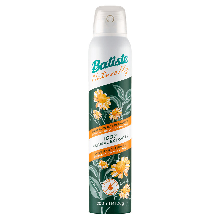Batiste Naturally, dry shampoo with chamomile, 200 ml