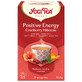 Yogi Tea, positive energy tea, cranberry-hibiscus, 1.8 g x 17 sachets