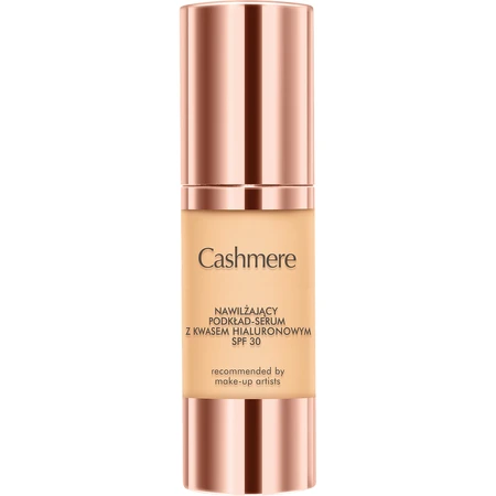 DAX Cashmere DD, base de maquillaje-suero hidratante con ácido hialurónico, beige cálido, SPF 30, 30 ml