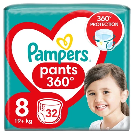 Pampers Pants, Windeln, Größe 8, 19 kg+, 32 Stück