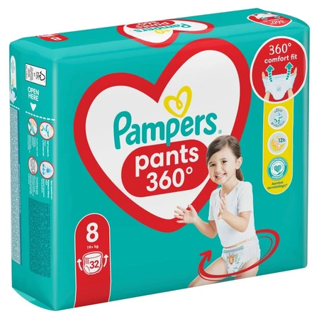 Pampers Pants, Windeln, Größe 8, 19 kg+, 32 Stück