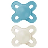 MAM Original Start, fopspeen, silicone, orthodontisch, mat onbedrukt, jongen, 0-2 maanden, 2 stuks