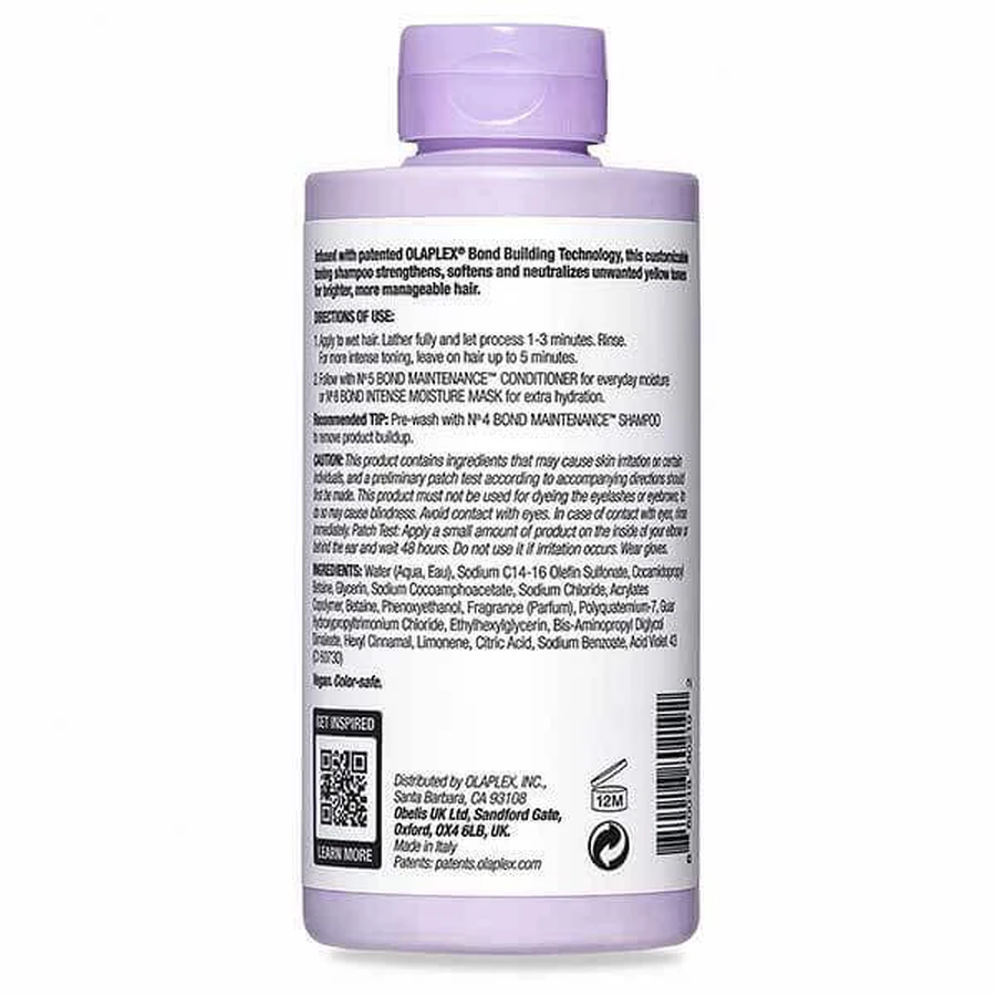 Olaplex No. 4P, paarse shampoo voor blond haar, 250 ml