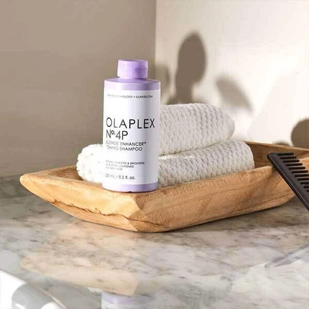 Olaplex No. 4P, paarse shampoo voor blond haar, 250 ml