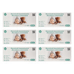 Set van medisch katoen, cosmetische handdoeken voor baby's en kinderen, 23 x 20 cm, 100% katoen, vanaf de geboorte, 6 x 50 stuks Set van medisch katoen, cosmetische handdoeken voor baby's en kinderen, 23 x 20 cm, 100% katoen, vanaf de geboorte, 6 x 50 stuks