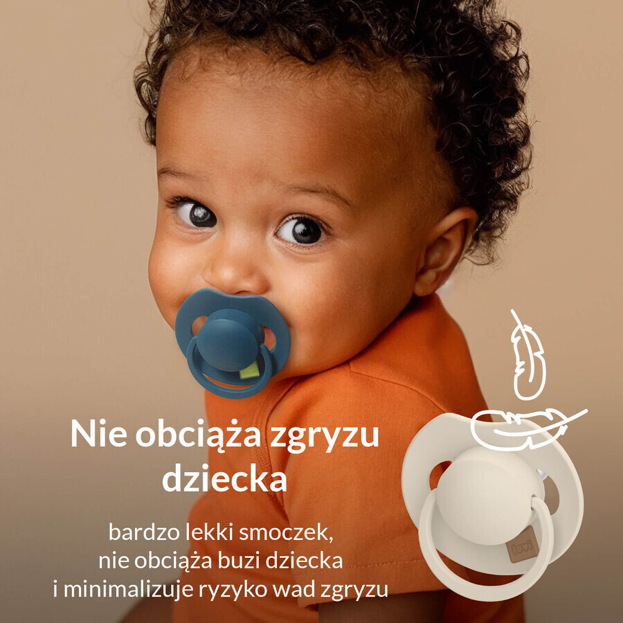 Lovi Prime, pacifier, silicone, dynamic, pistachio/green, 34/414, 6-18 months, 2 pcs