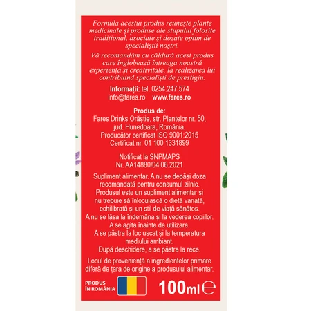 Biosept jarabe de miel y propóleo, A13, 100 ml, Fares