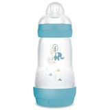 MAM Perfect Start Anti-Colic, anti-colic feeding bottle with silicone teat, Planet Love, boy, from 2 months, 260 ml
