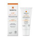 Set Sesderma, C-Vit CC Cream, crema correttrice, SPF 15, 30 ml + C-Vit eye pads, 7 ml x 5 bustine per 1 centesimo Set Sesderma, C-Vit CC Cream, crema correttrice, SPF 15, 30 ml + C-Vit eye pads, 7 ml x 5 bustine per 1 centesimo