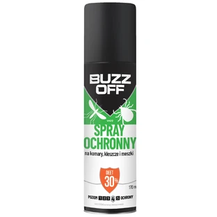 BuzzOff, lichid pentru țânțari și muște negre, DEET 30%, 170 ml