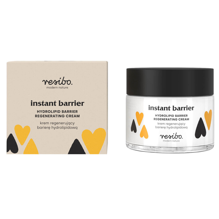 Resibo Instant Barrier, crème régénératrice de la barrière hydrolipidique, 50 ml