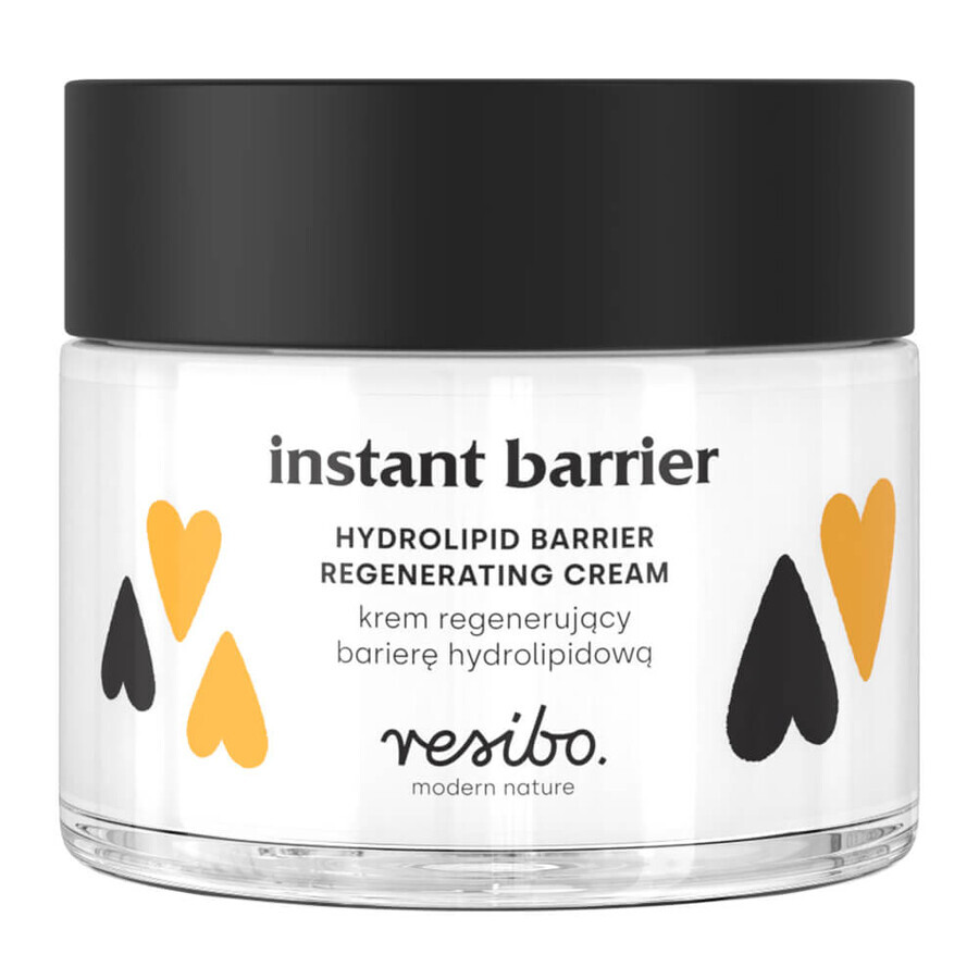 Resibo Instant Barrier, crème régénératrice de la barrière hydrolipidique, 50 ml