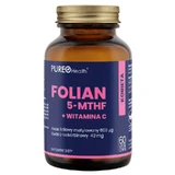 Pureo Health Folate 5-MTHF + Vitamin C, 60 capsules