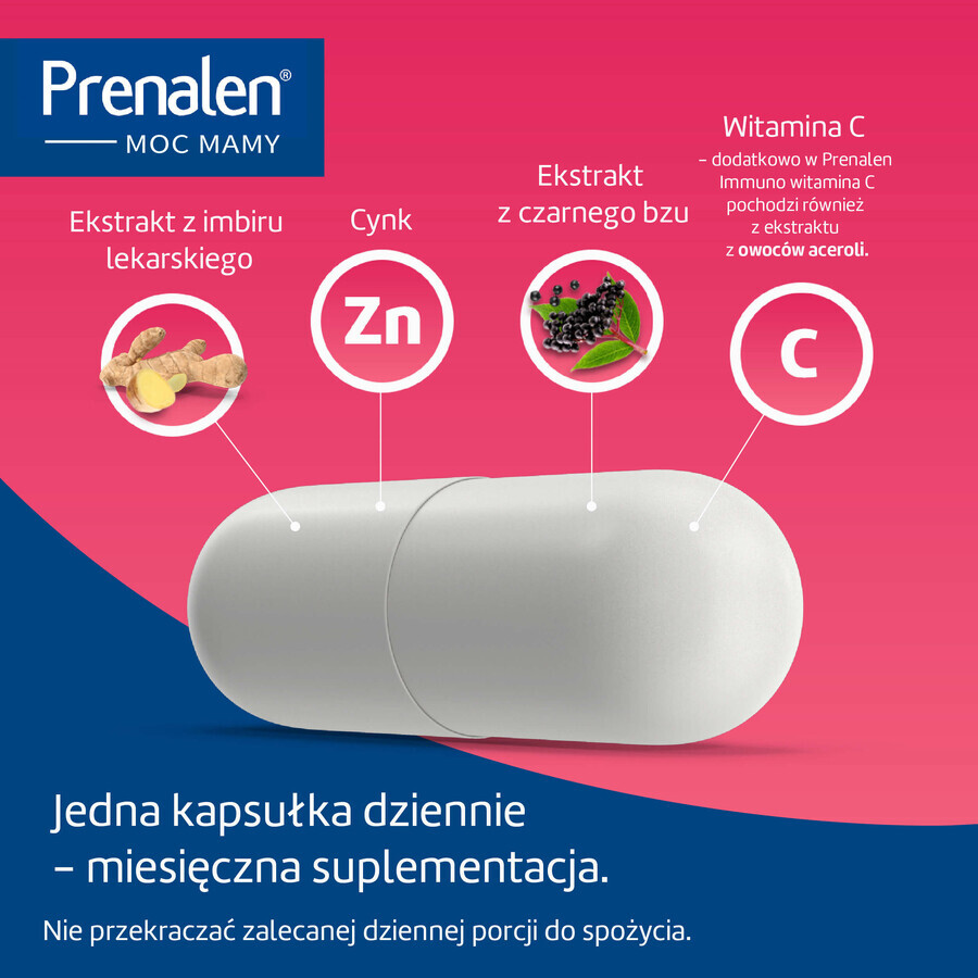 Prenalen Immuno Formula Set, für schwangere und stillende Frauen, 2 x 30 Kapseln