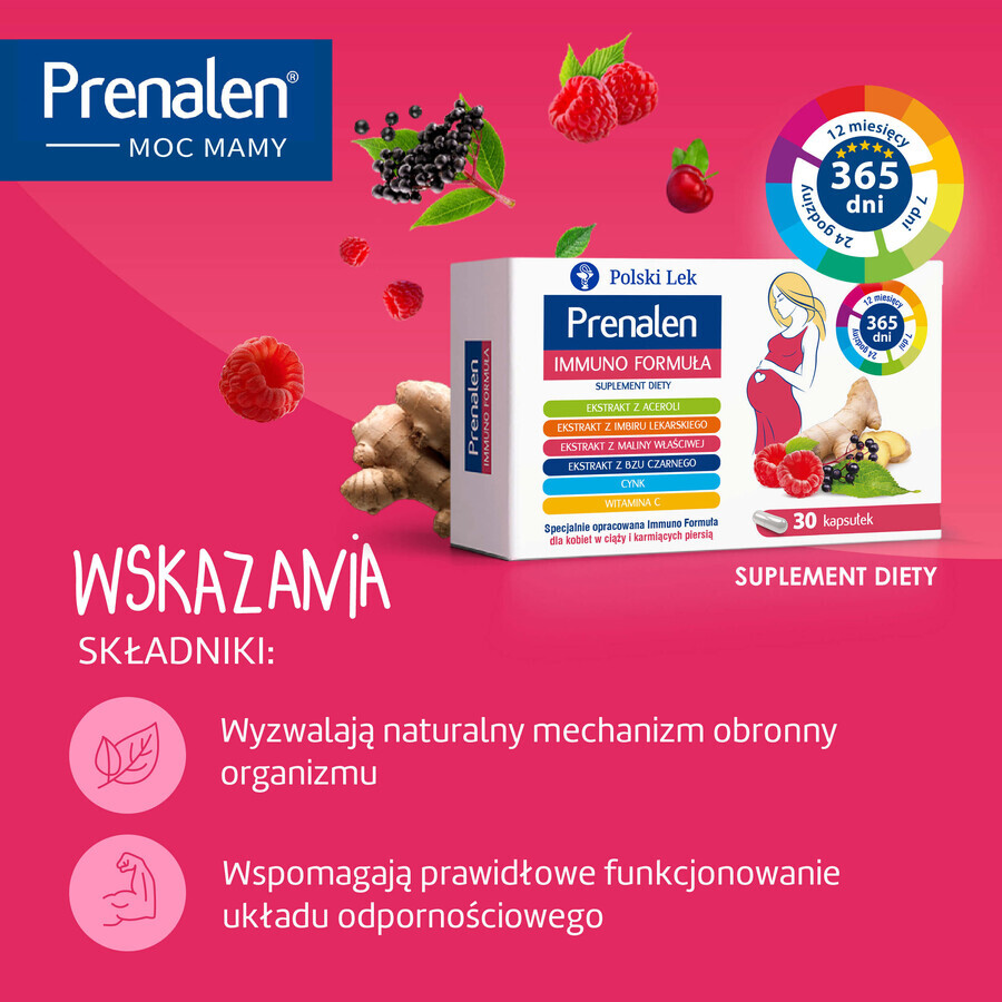 Prenalen Immuno Formula Set, für schwangere und stillende Frauen, 2 x 30 Kapseln