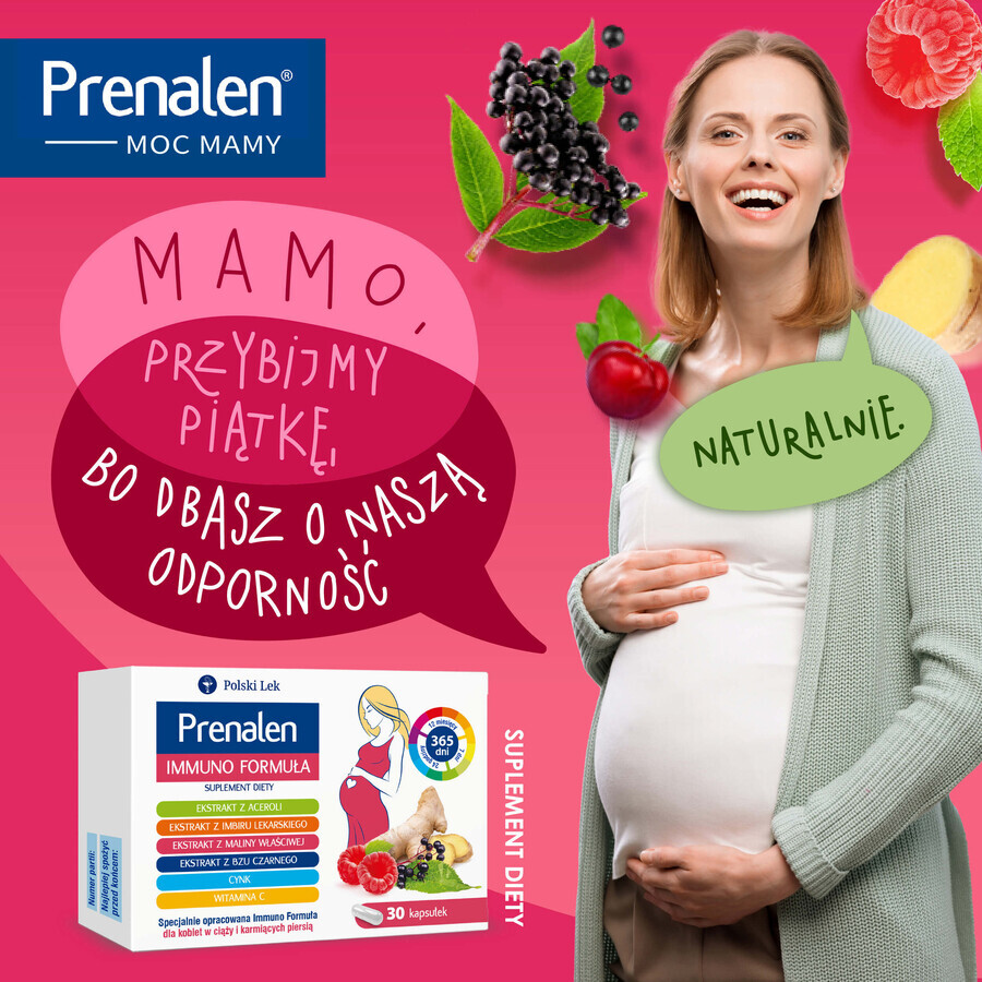 Prenalen Immuno Formula Set, für schwangere und stillende Frauen, 2 x 30 Kapseln