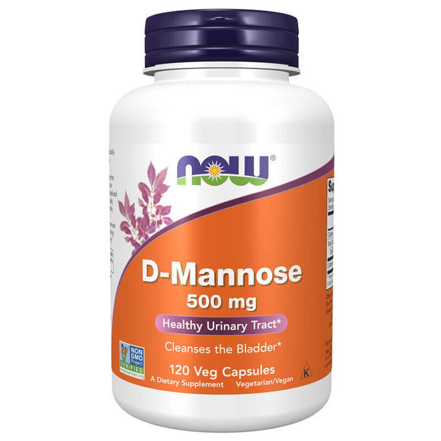 Acquista Now Foods D-mannosio 500 mg, D-mannosio, 120 capsule Now Foods D-mannosio 500 mg, D-mannosio, 120 capsule